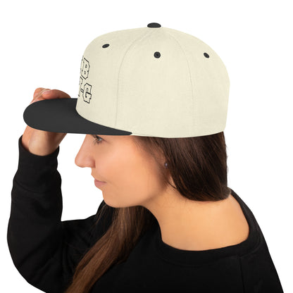 KBBNG Black Snapback Hat