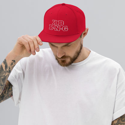 KBBNG White Snapback Hat