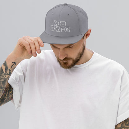 KBBNG White Snapback Hat