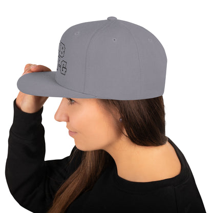 KBBNG Black Snapback Hat