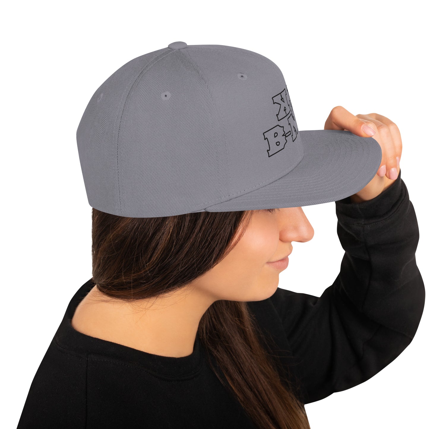 KBBNG Black Snapback Hat