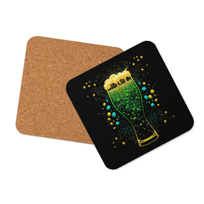 "Raise Your Glass II" Cork-back coaster
