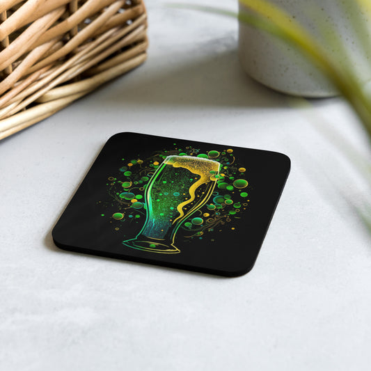 "Raise Your Glass III" Cork-Back Coaster