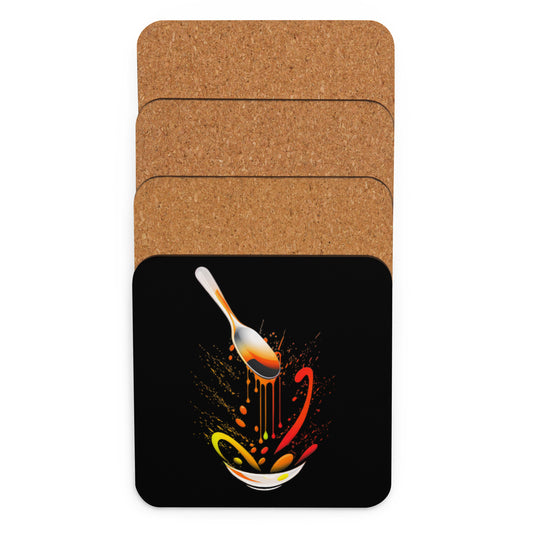 Dripping Spoon Cork-Back Coaster