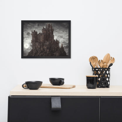 Dusk Castle Framed Poster