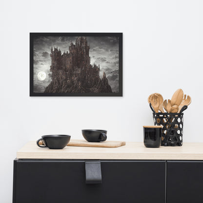 Dusk Castle Framed Poster