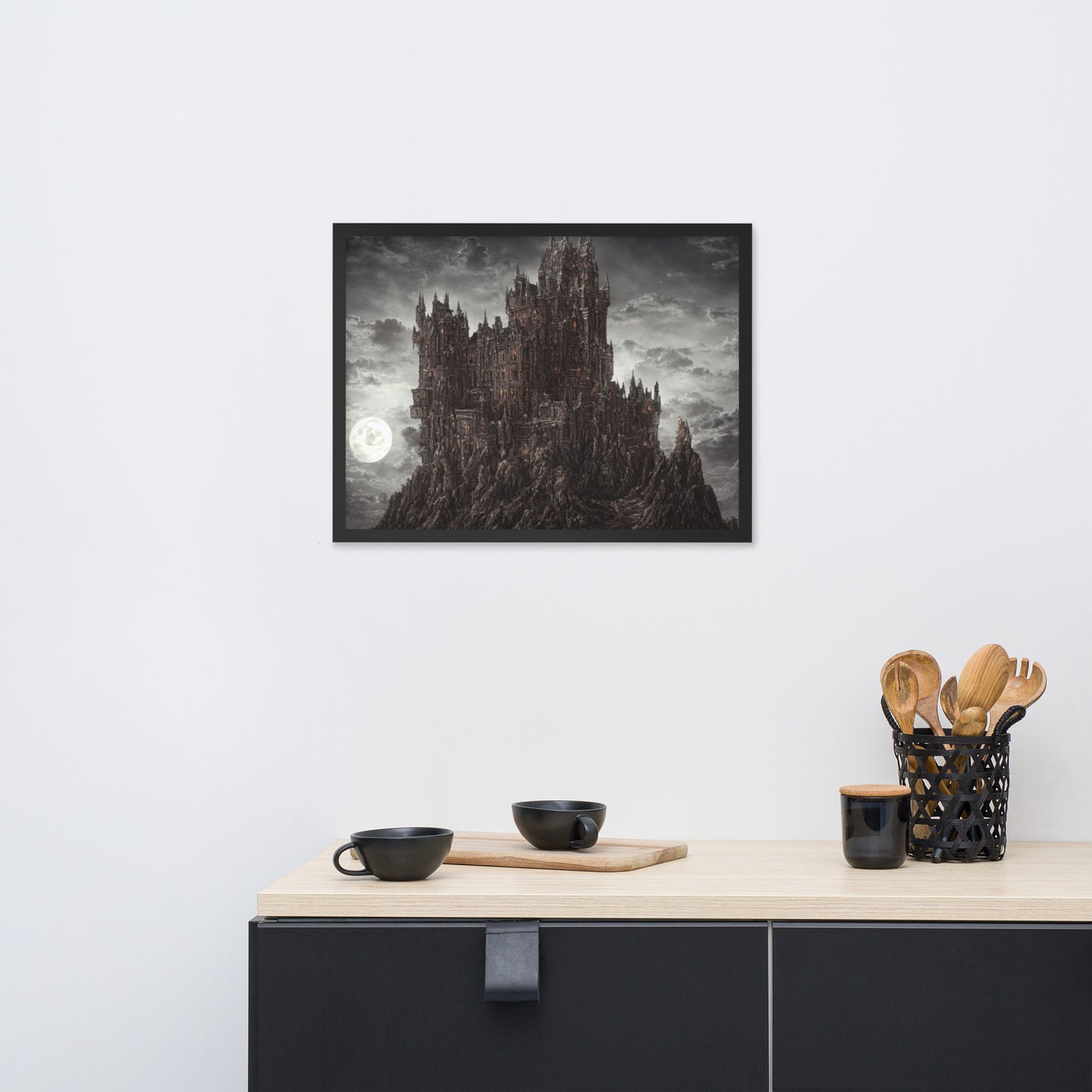 Dusk Castle Framed Poster