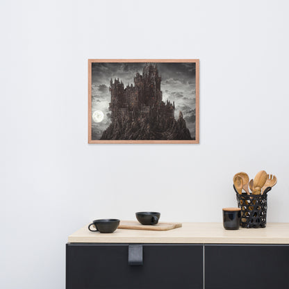 Dusk Castle Framed Poster