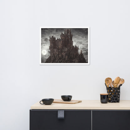 Dusk Castle Framed Poster