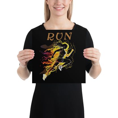 "Run" Poster