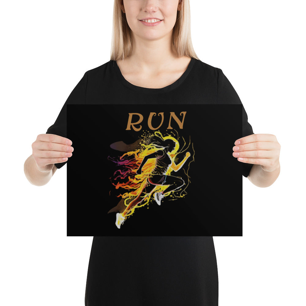 "Run" Poster