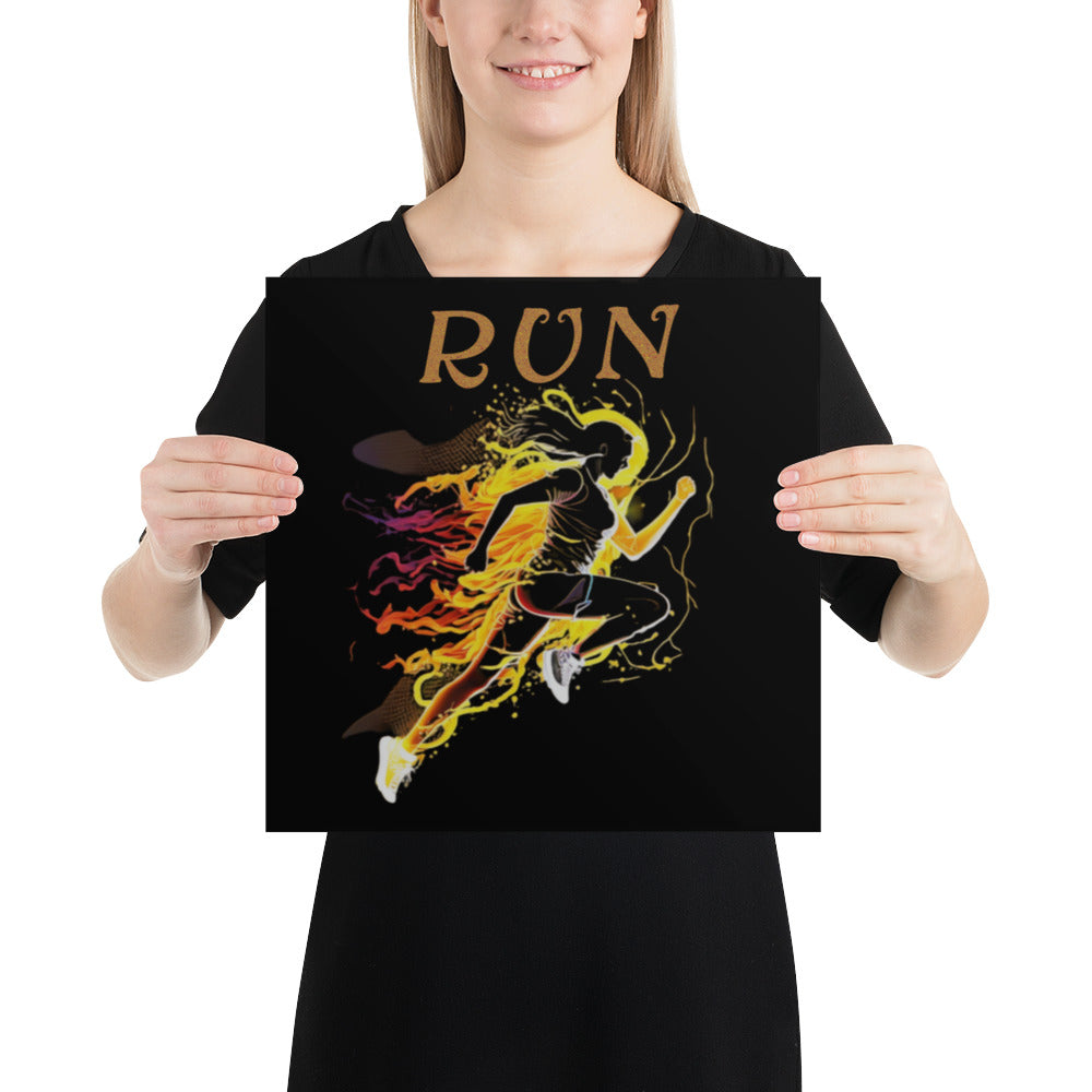 "Run" Poster