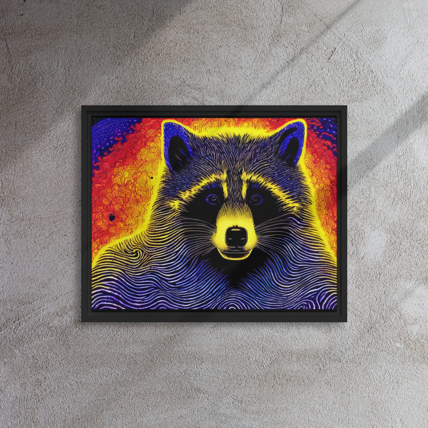"Power Of The Prowler" Framed Canvas