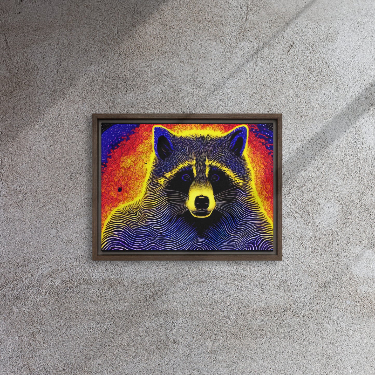 "Power Of The Prowler" Framed Canvas
