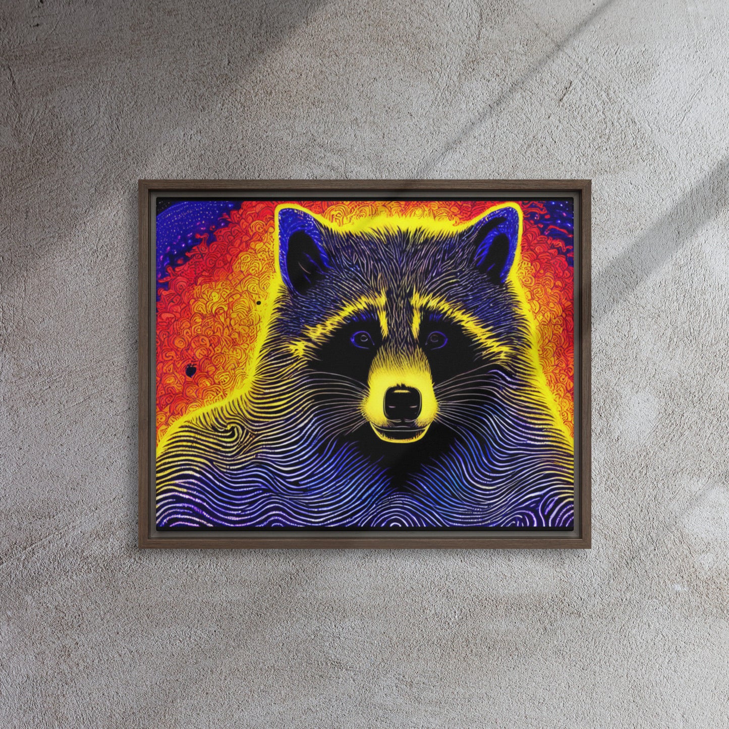 "Power Of The Prowler" Framed Canvas
