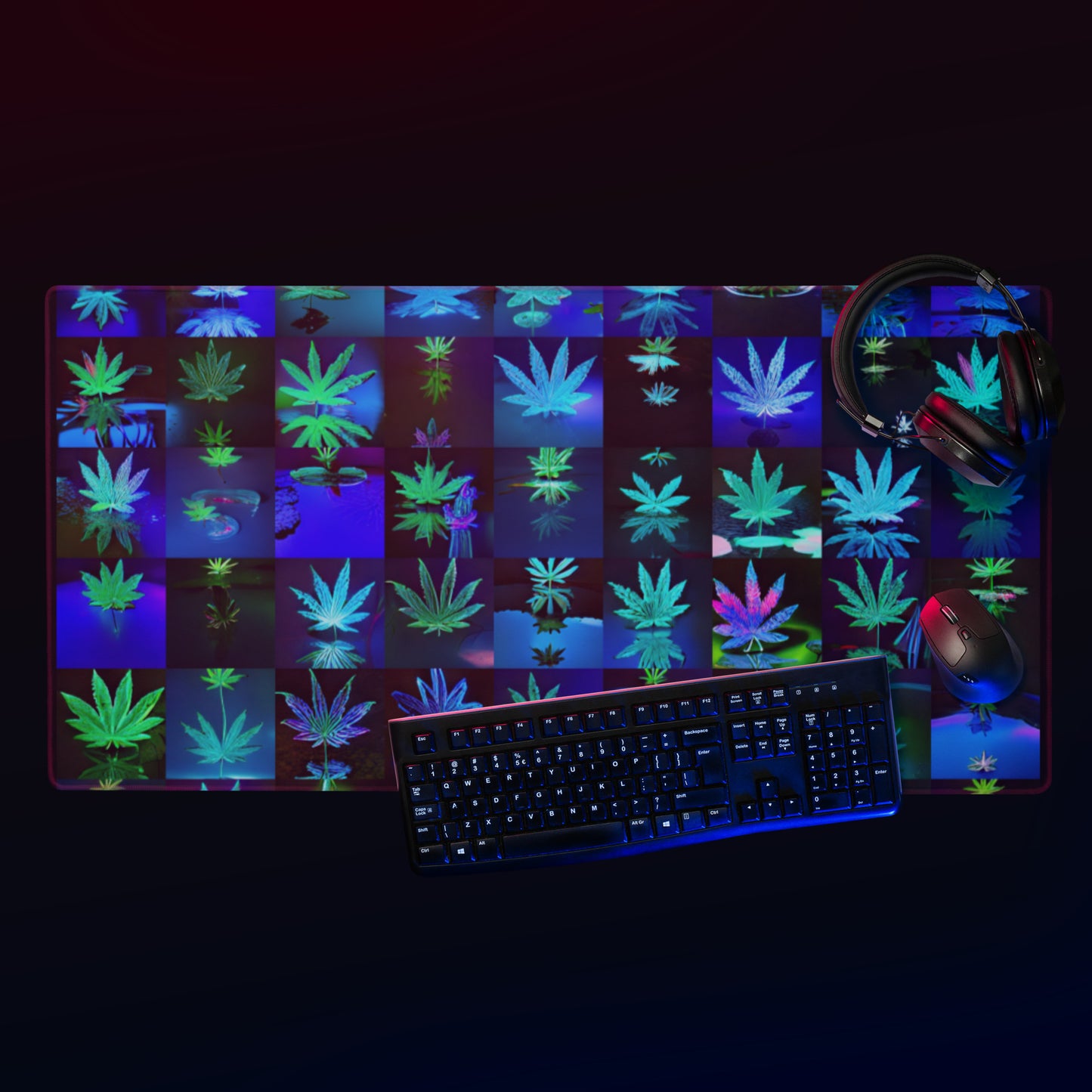 Leaves Gaming mouse pad