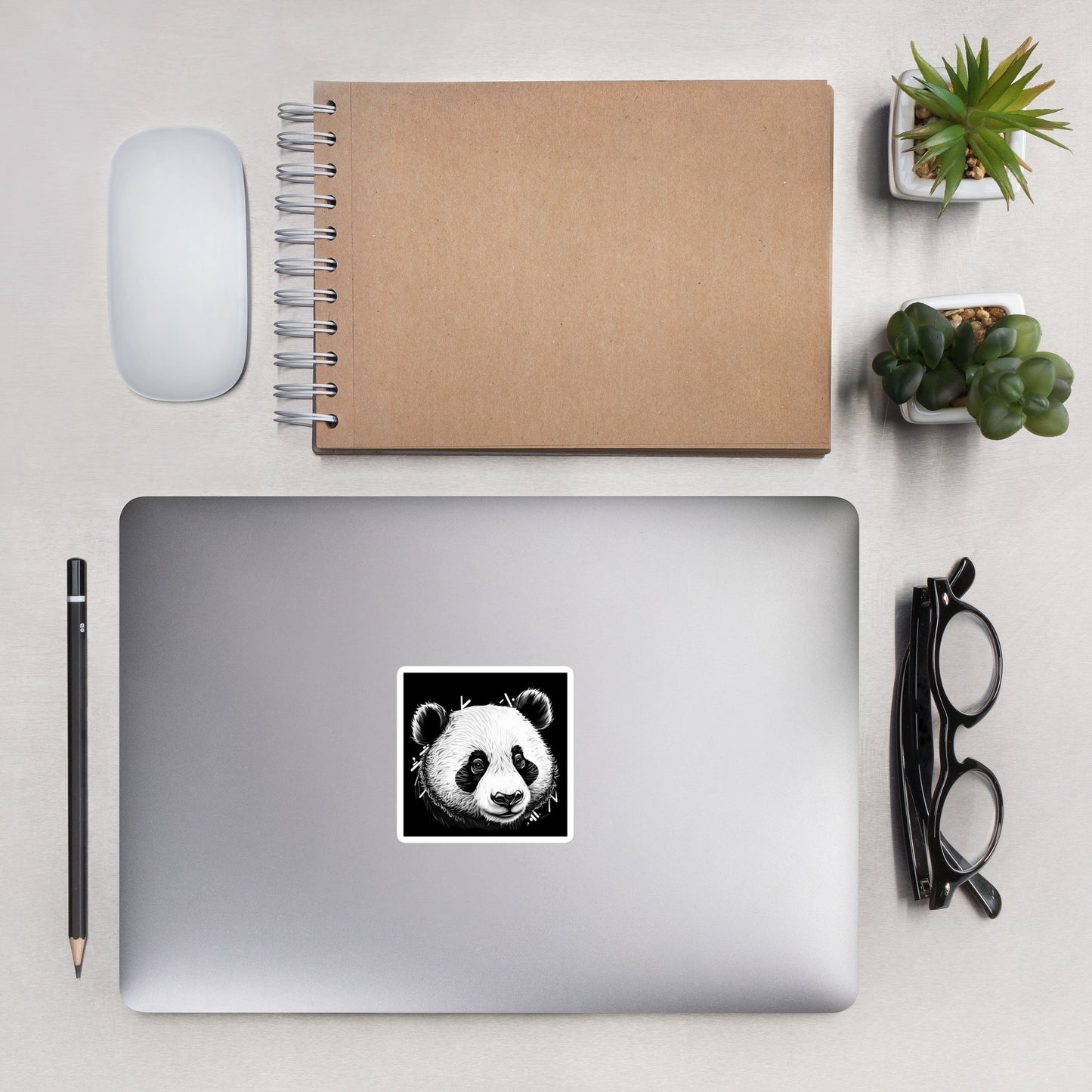 Precious Panda Bubble-Free Stickers