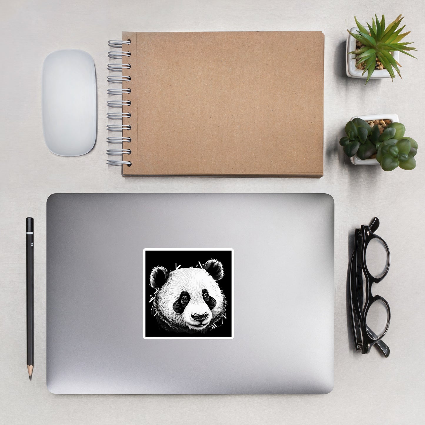 Precious Panda Bubble-Free Stickers