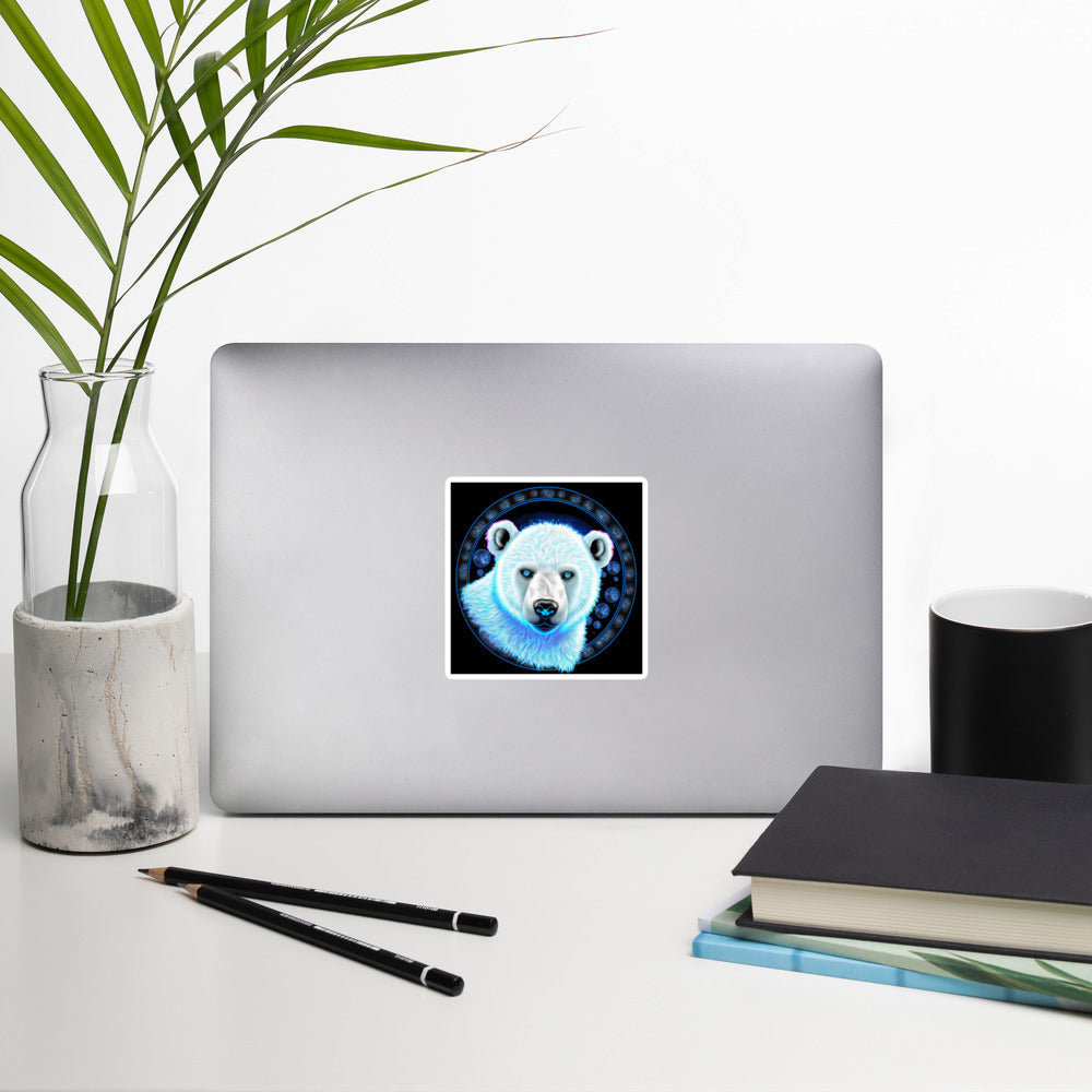 Polar Bear Bubble-Free Stickers