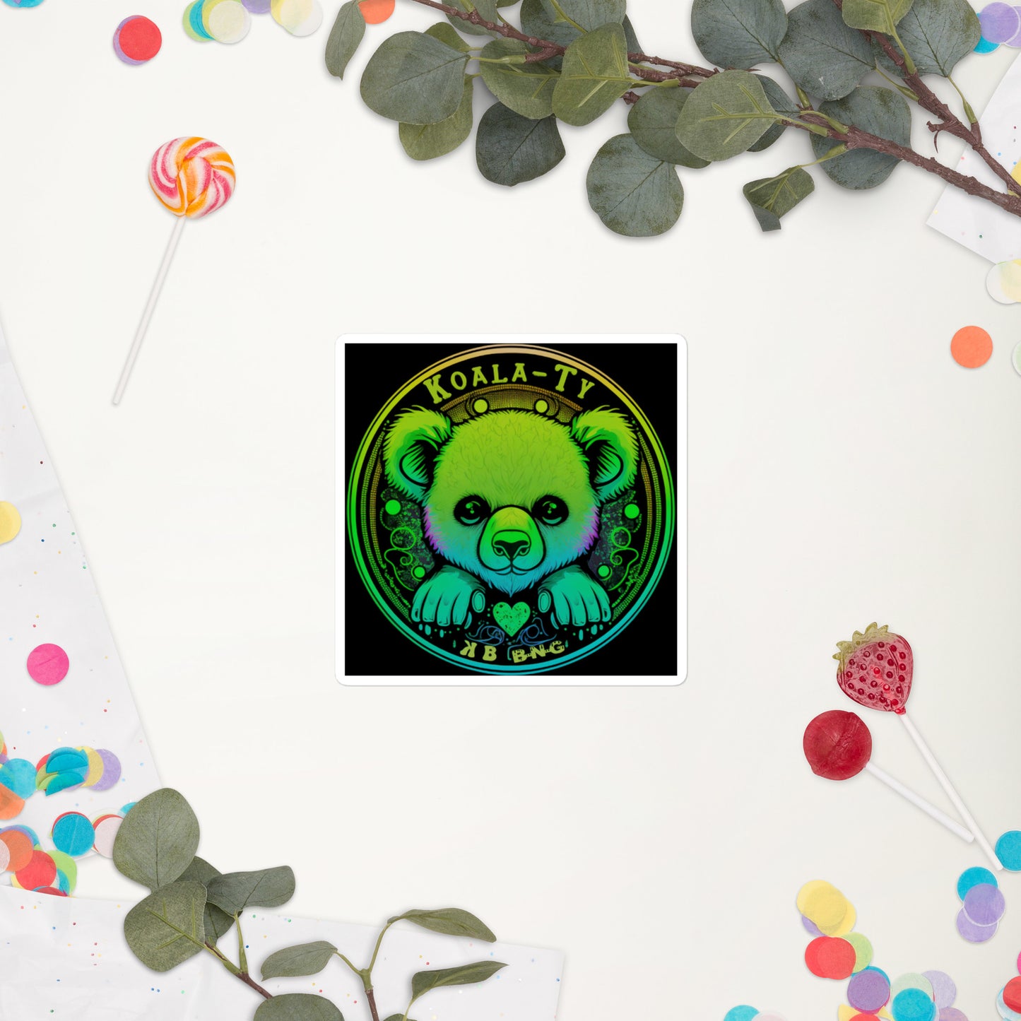 "Koala-Ty" Bubble-Free Stickers