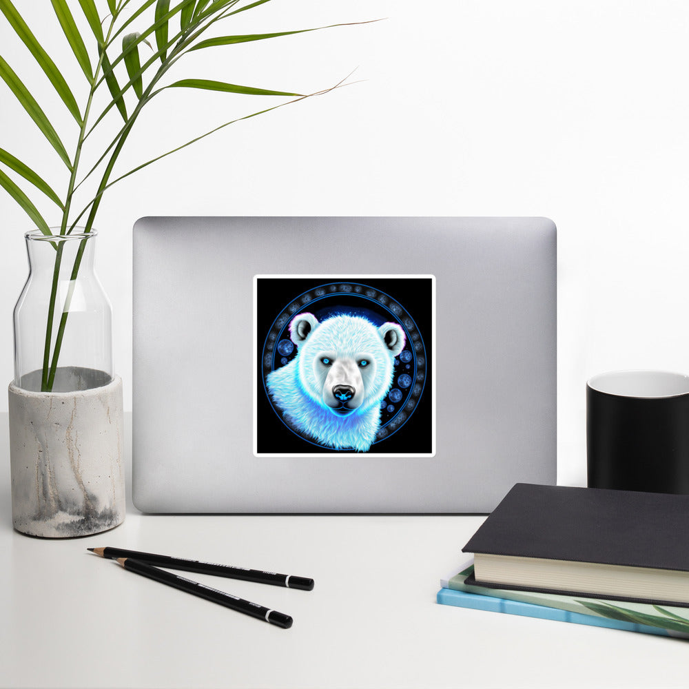 Polar Bear Bubble-Free Stickers