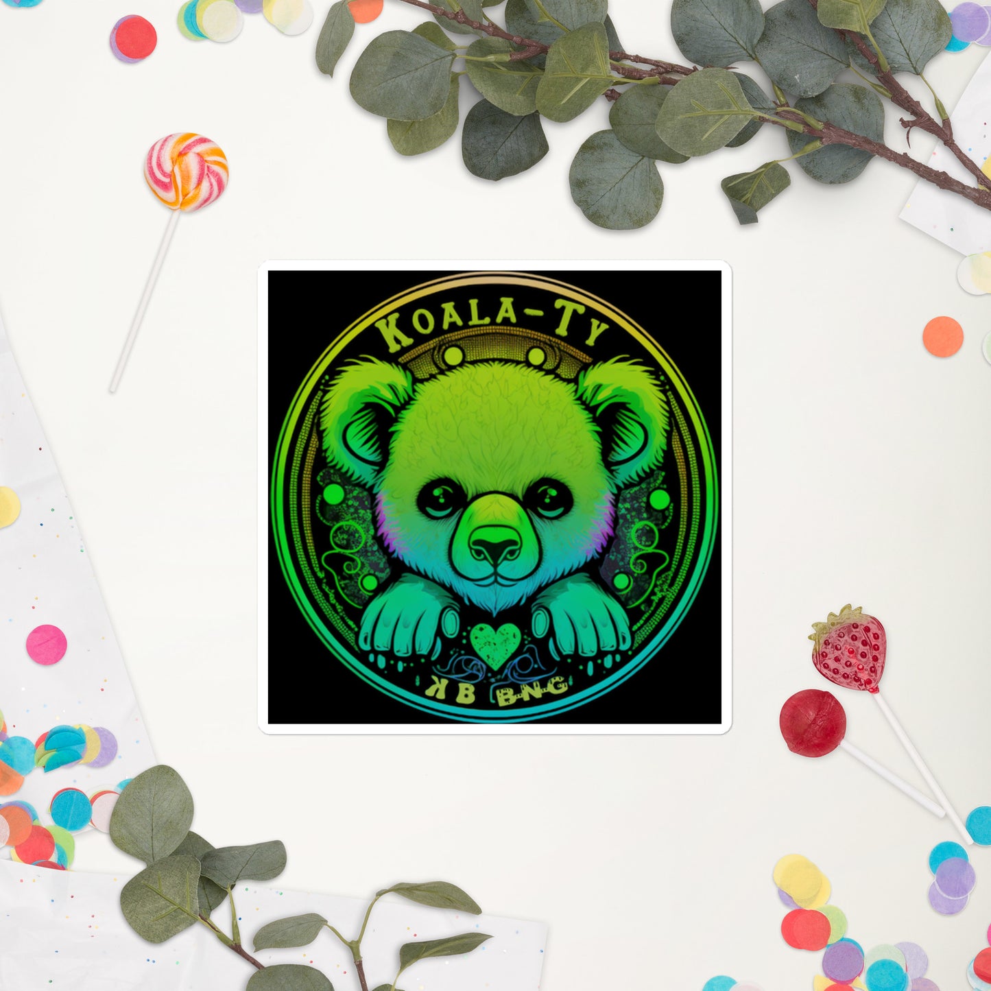 "Koala-Ty" Bubble-Free Stickers