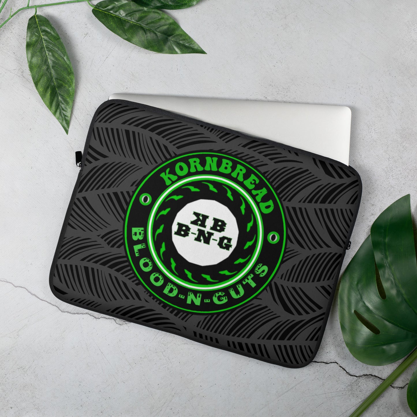 KBBNG Badge Laptop Sleeve (Dark Breeze)