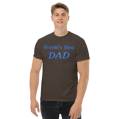 "World's Best Dad" Men's Classic Tee (Personalized)
