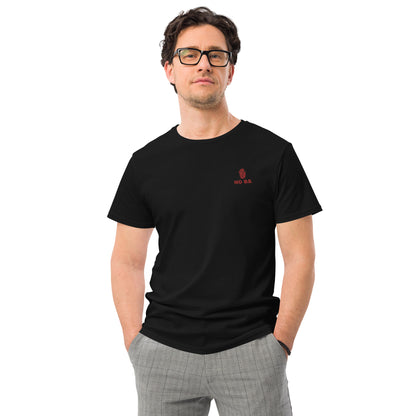 "No B.S." Men's Embroidered Premium Cotton T-shirt