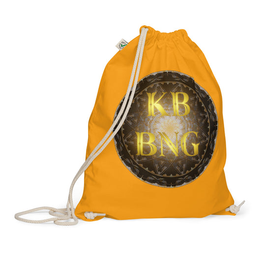 Plate Organic Cotton Drawstring Bag (Personalized)