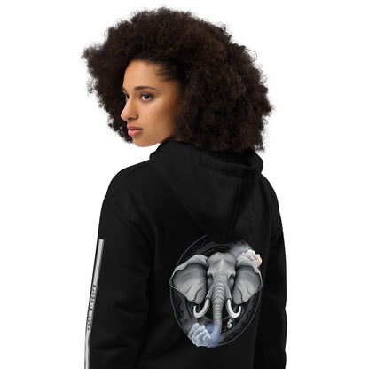 Elephant Storm Premium Eco Hoodie