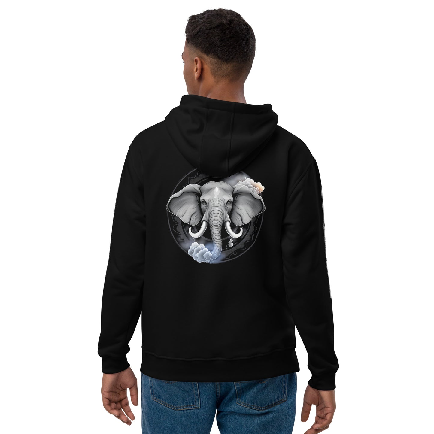 Elephant Storm Premium Eco Hoodie