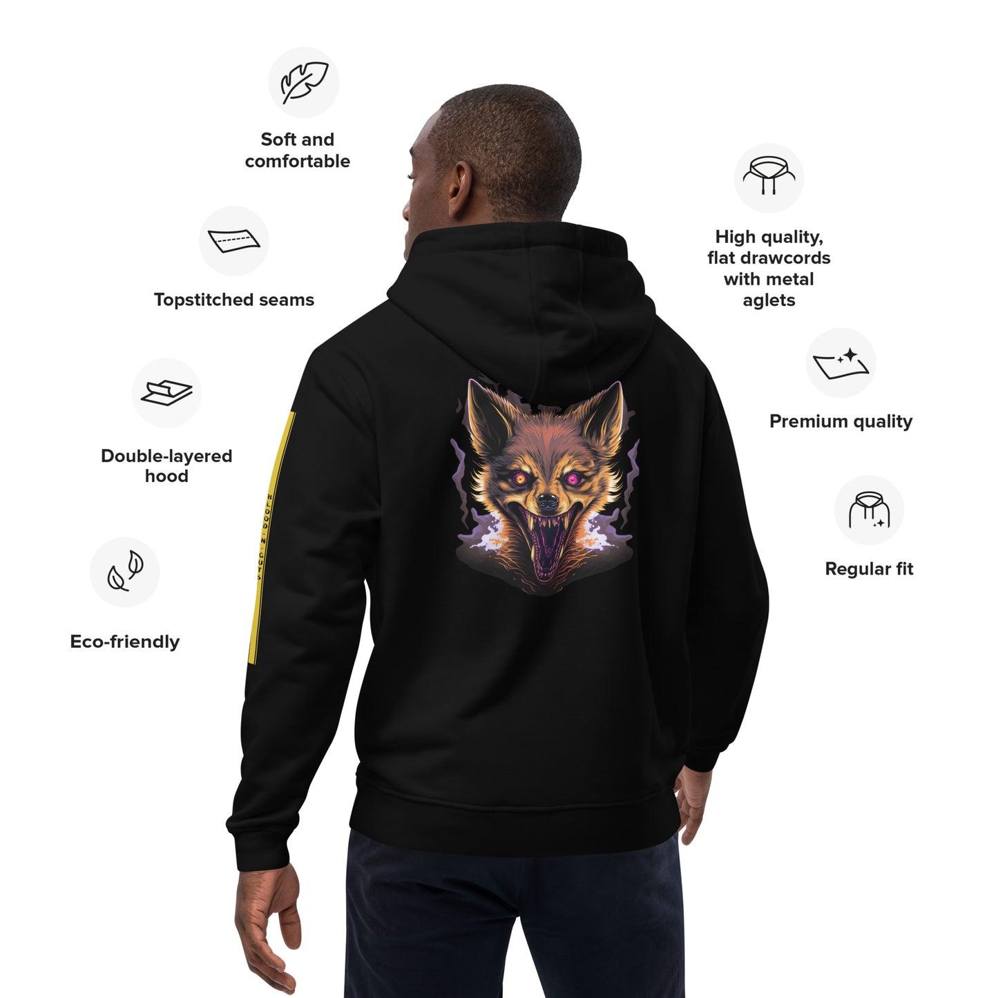 Jacked Jackal Premium Eco Hoodie