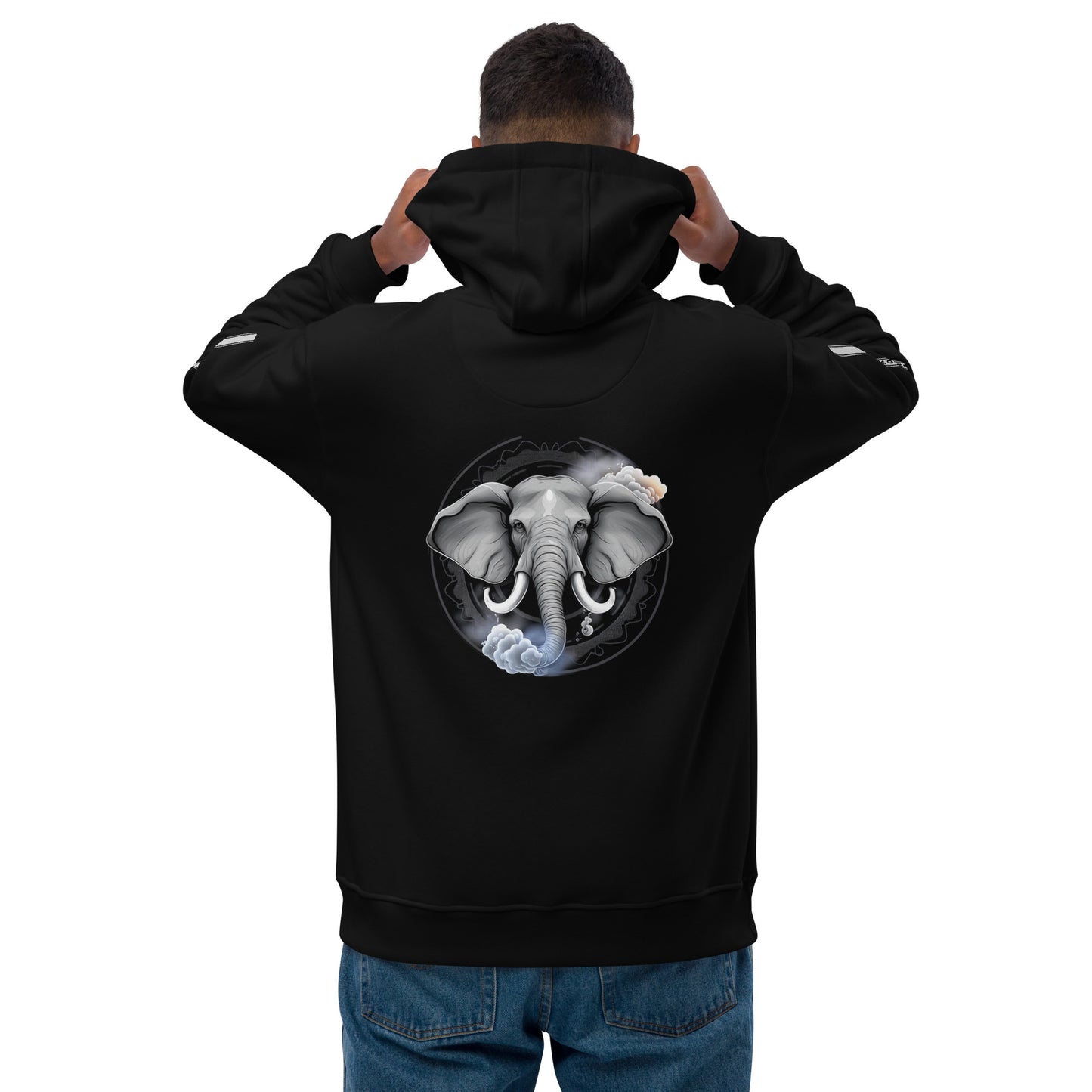 Elephant Storm Premium Eco Hoodie