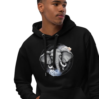 Elephant Storm Premium Eco Hoodie