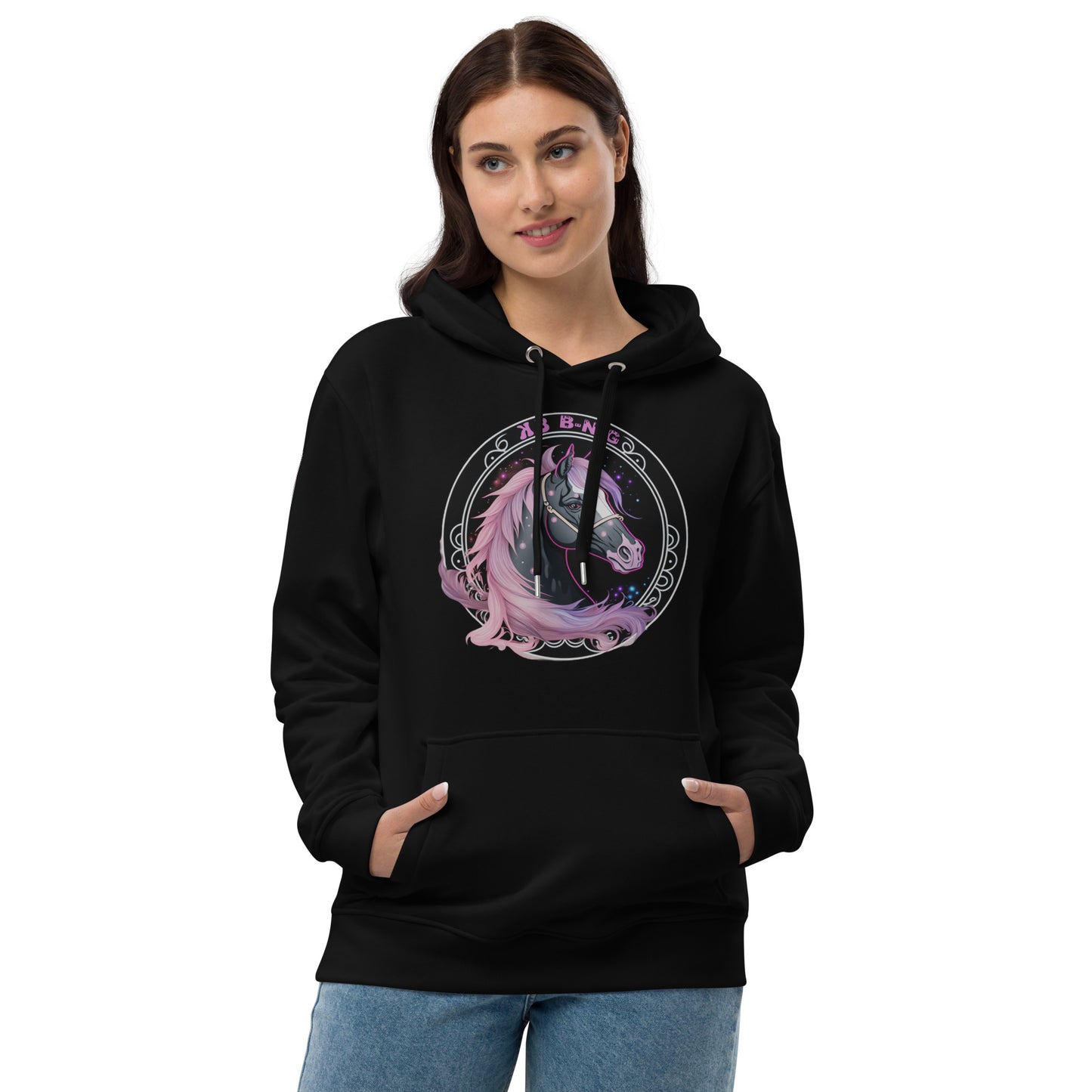 Cotton Candy Horse Premium Eco Hoodie