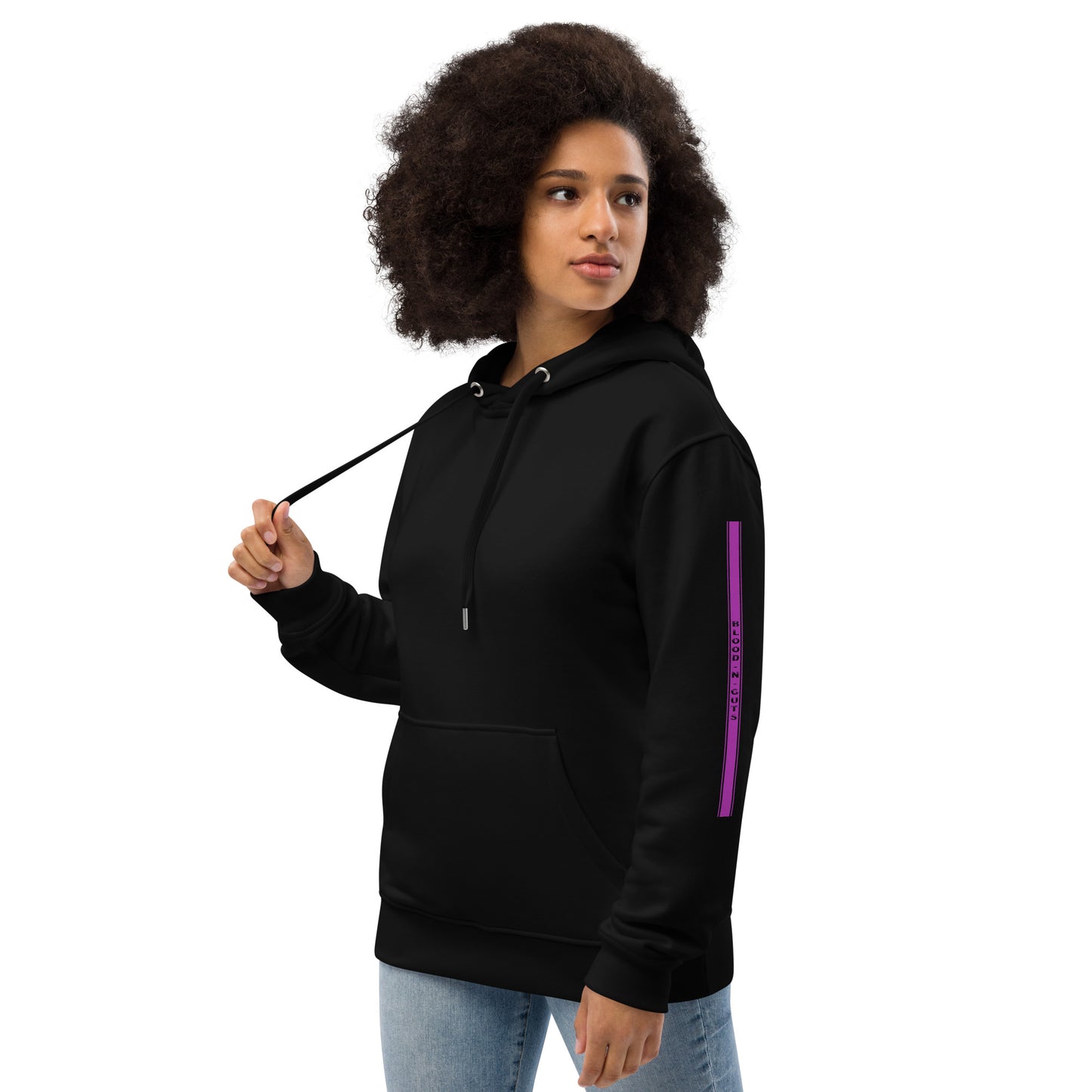 KBBNG Purple Stripe Premium Eco Hoodie