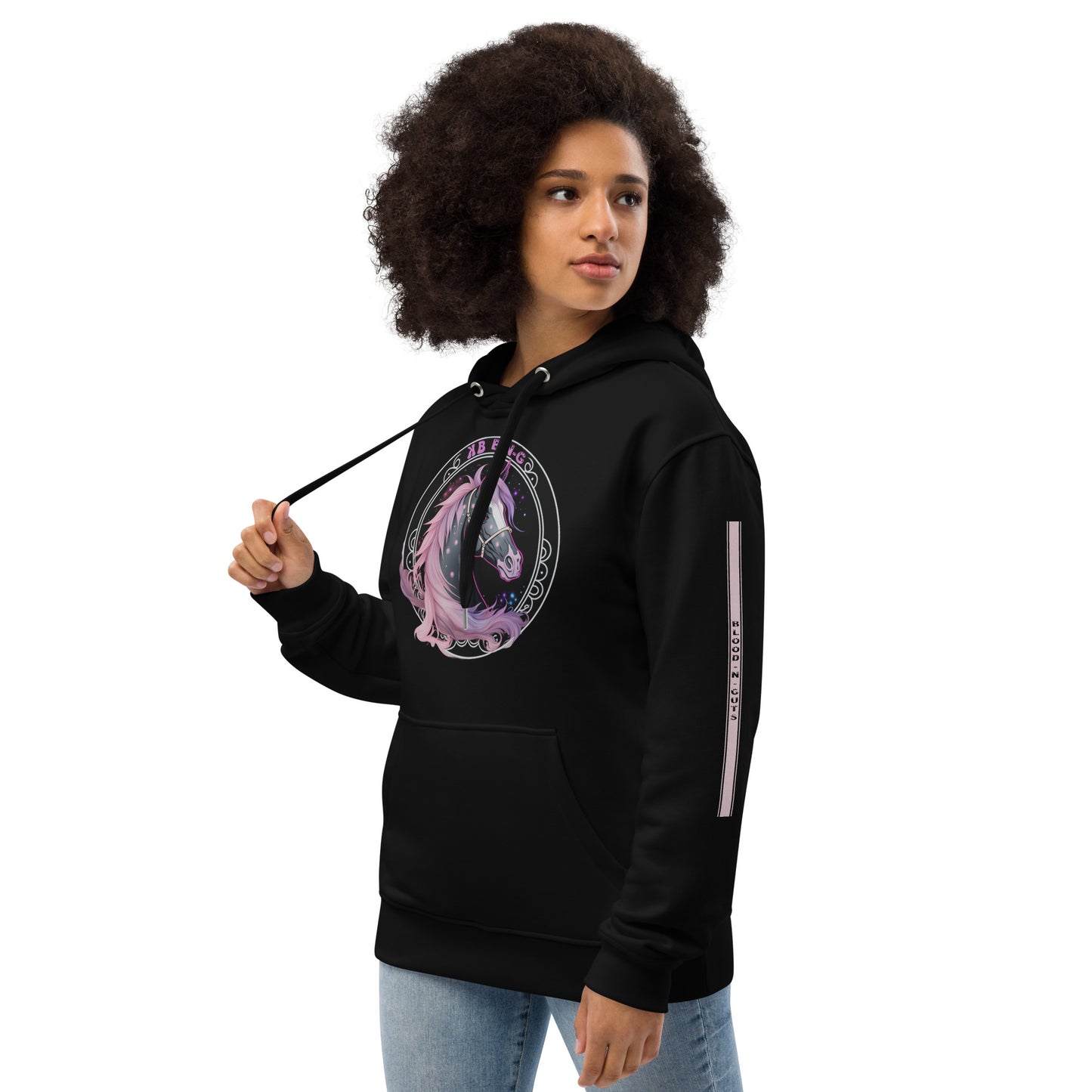 Cotton Candy Horse Premium Eco Hoodie