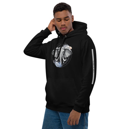 Elephant Storm Premium Eco Hoodie