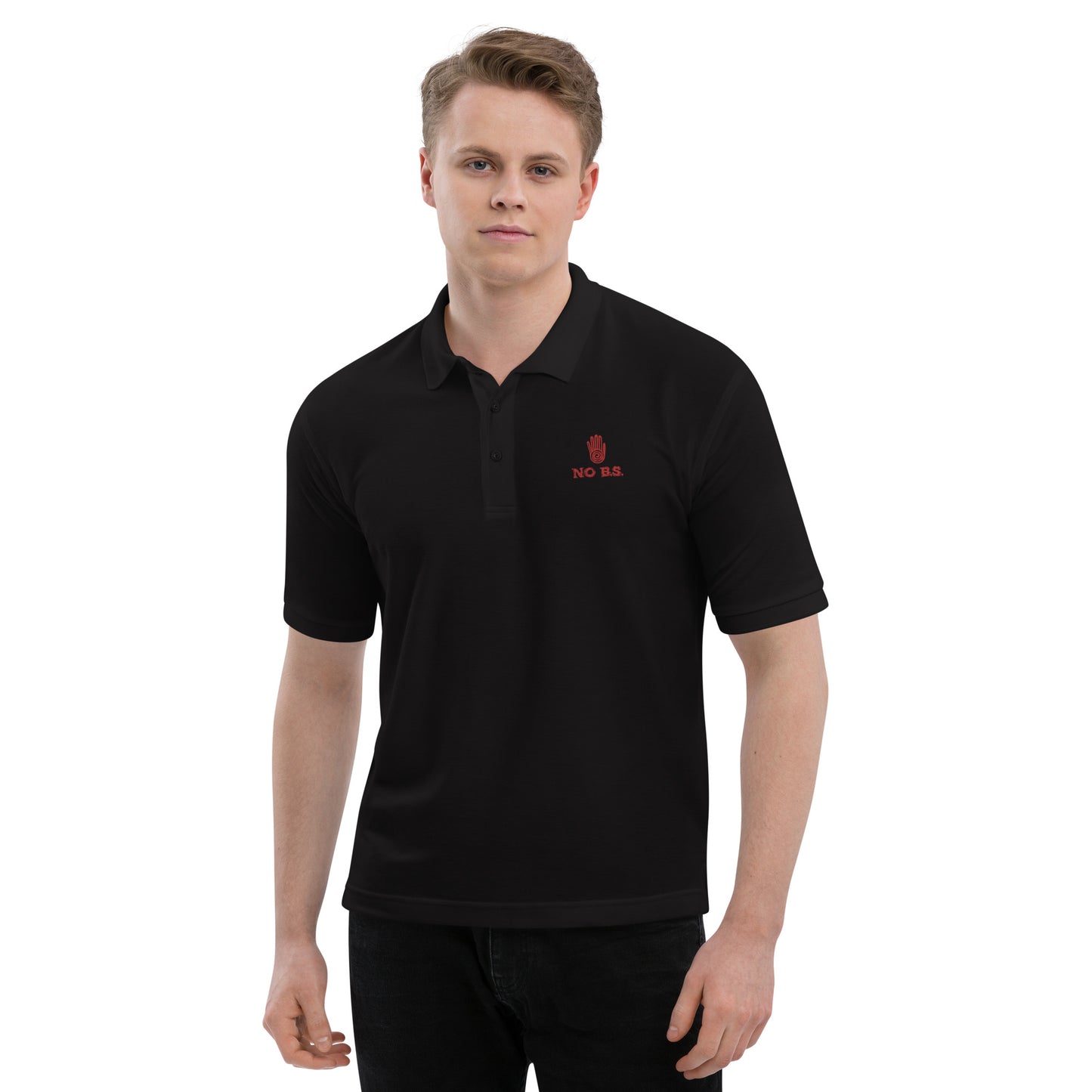 "No B.S." Men's Premium Polo