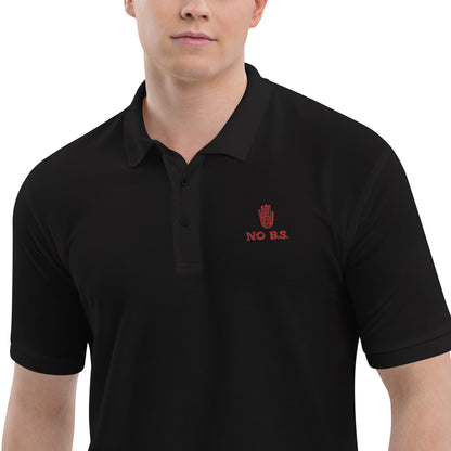 "No B.S." Men's Premium Polo