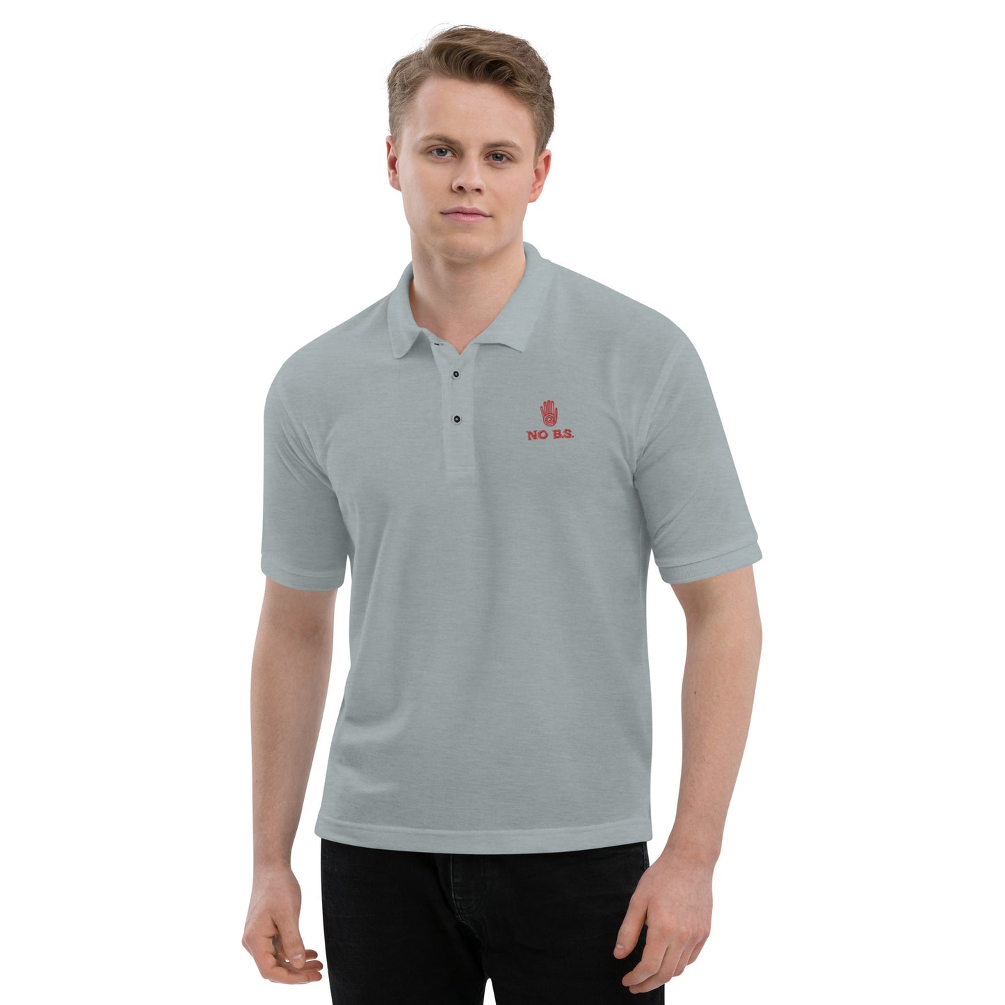 "No B.S." Men's Premium Polo