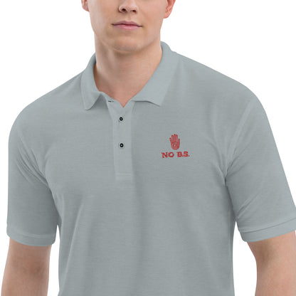 "No B.S." Men's Premium Polo