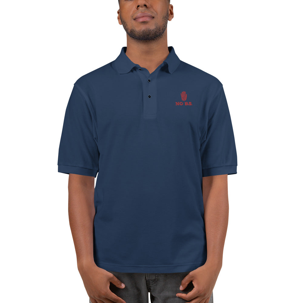 "No B.S." Men's Premium Polo