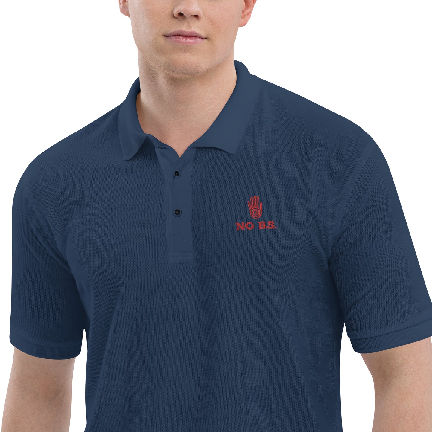 "No B.S." Men's Premium Polo