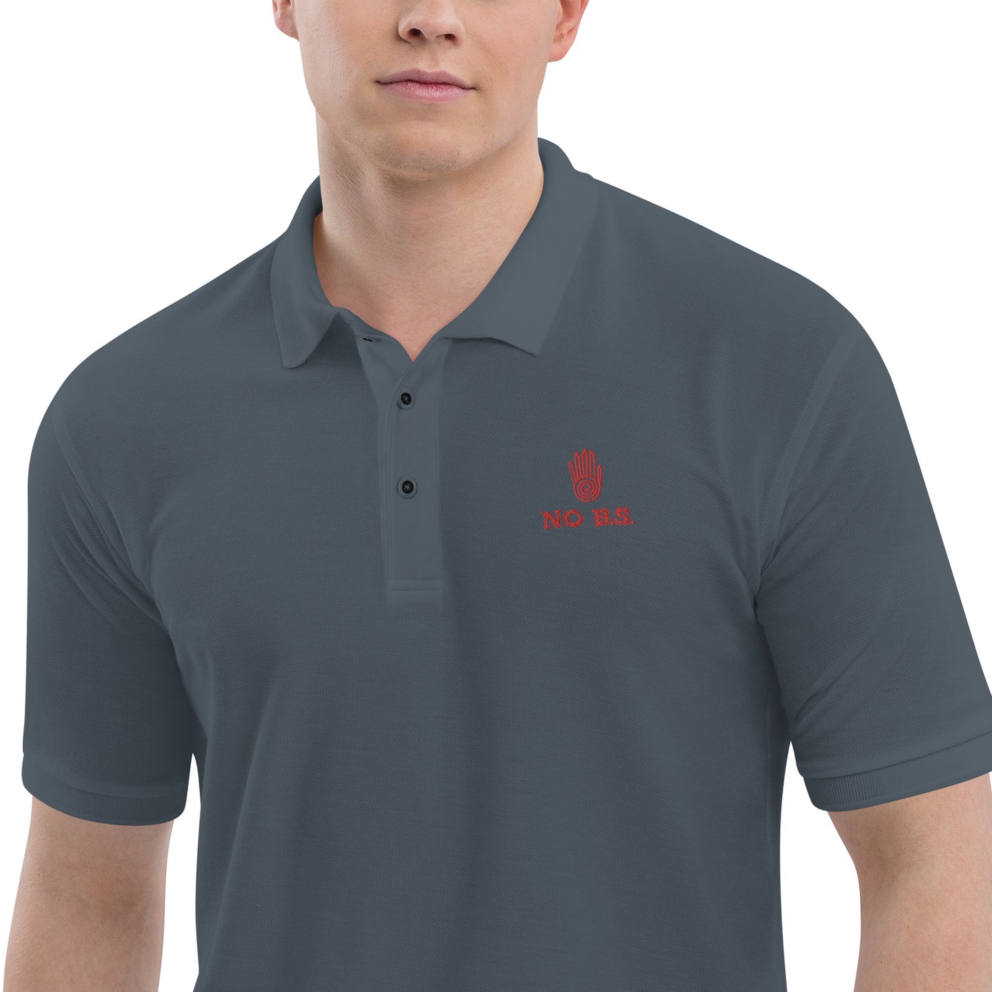 "No B.S." Men's Premium Polo