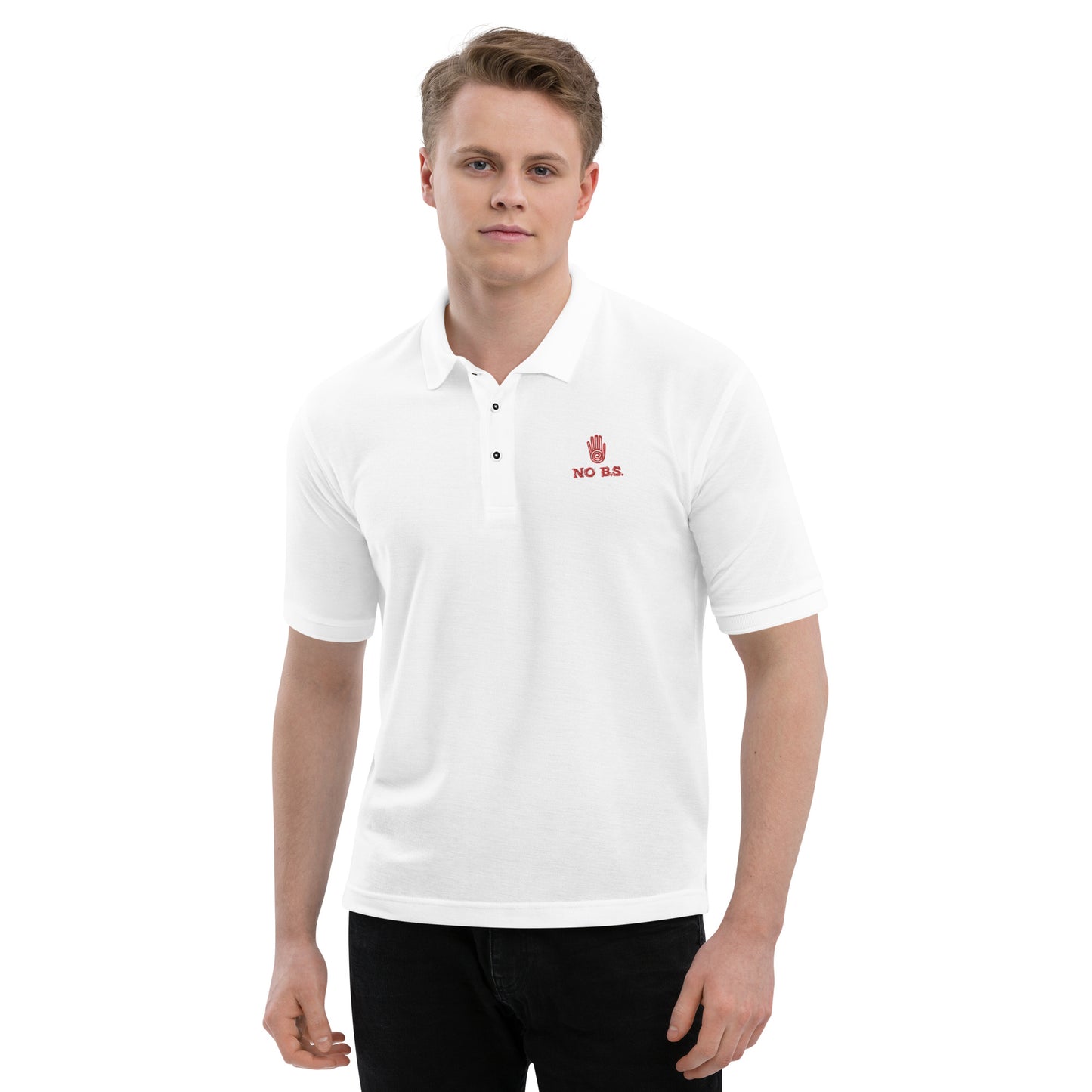 "No B.S." Men's Premium Polo