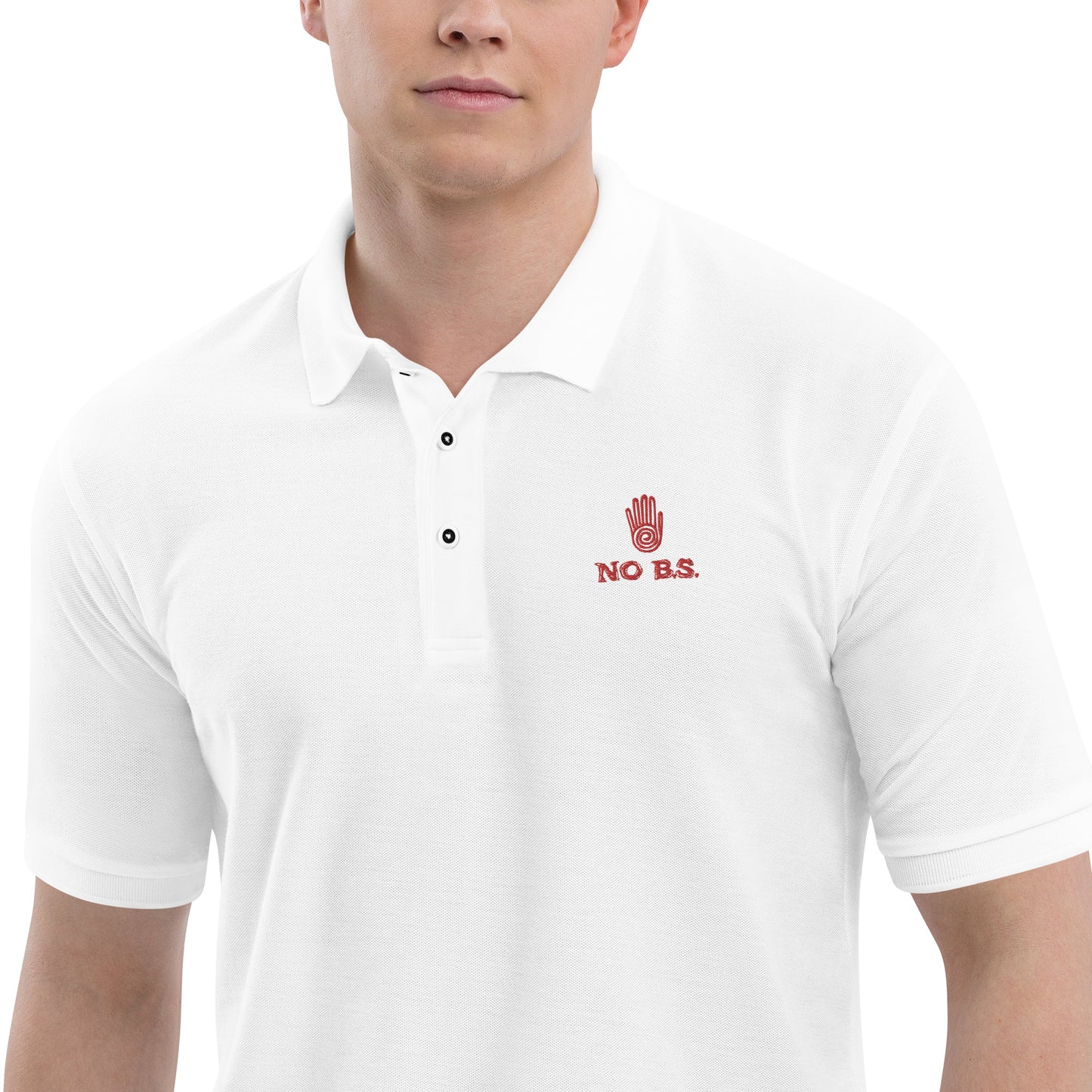 "No B.S." Men's Premium Polo