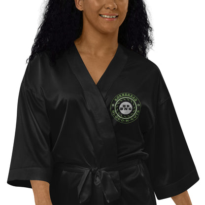 KBBNG Badge Satin Robe (Kimono)