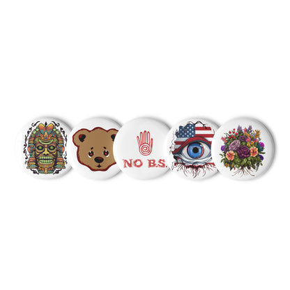 KBBNG Variety Pin Button Set #2